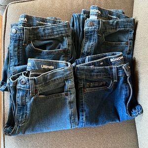 4 Pairs Boys  Slim Jeans Size 12